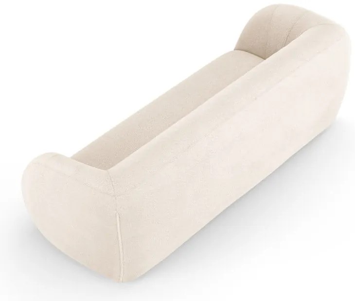 Krémszínű buklé kanapé 230 cm Essen – Cosmopolitan Design