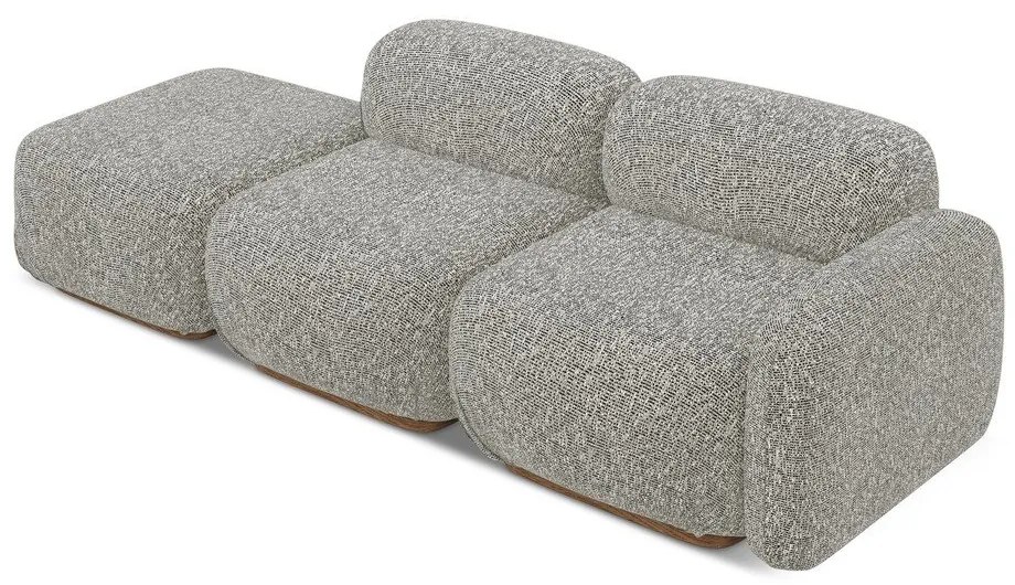 Szürke moduláris heverő (jobb oldali) Ailani – Makamii