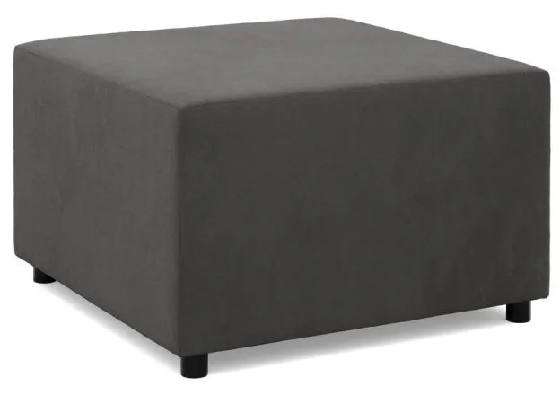 Zeus puff, szövet anyag, 70x70, szürke