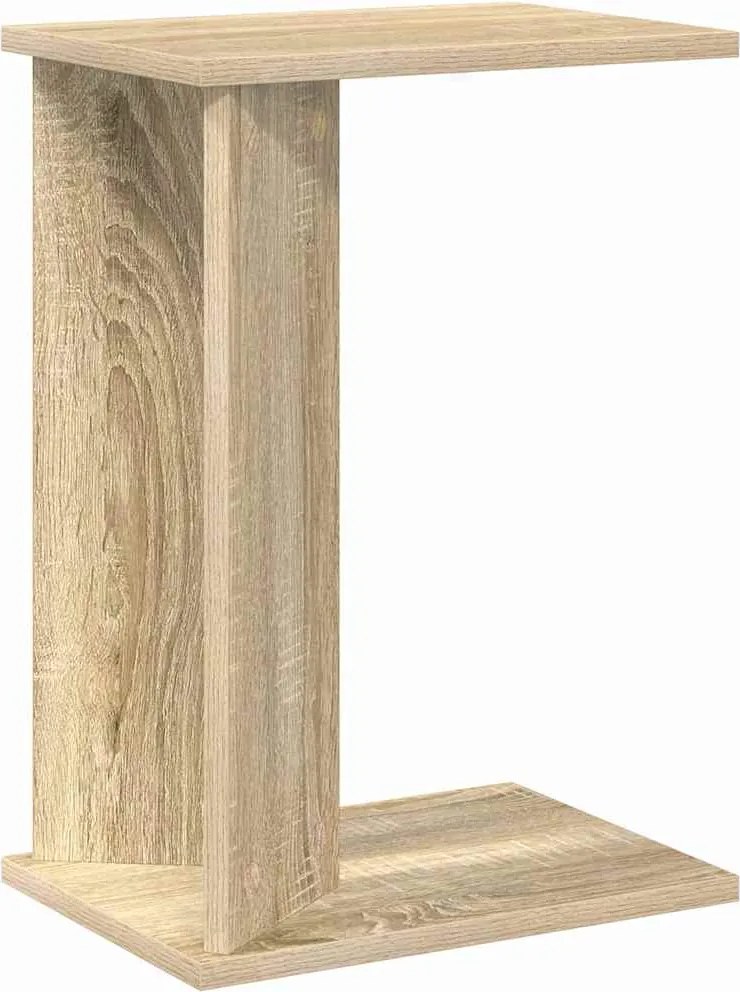 vidaXL Végasztal Sonoma tölgy 35 x 25 x 50 cm Faanyag