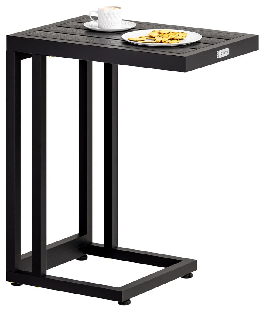Casaria® WPC lerakóasztal - fekete