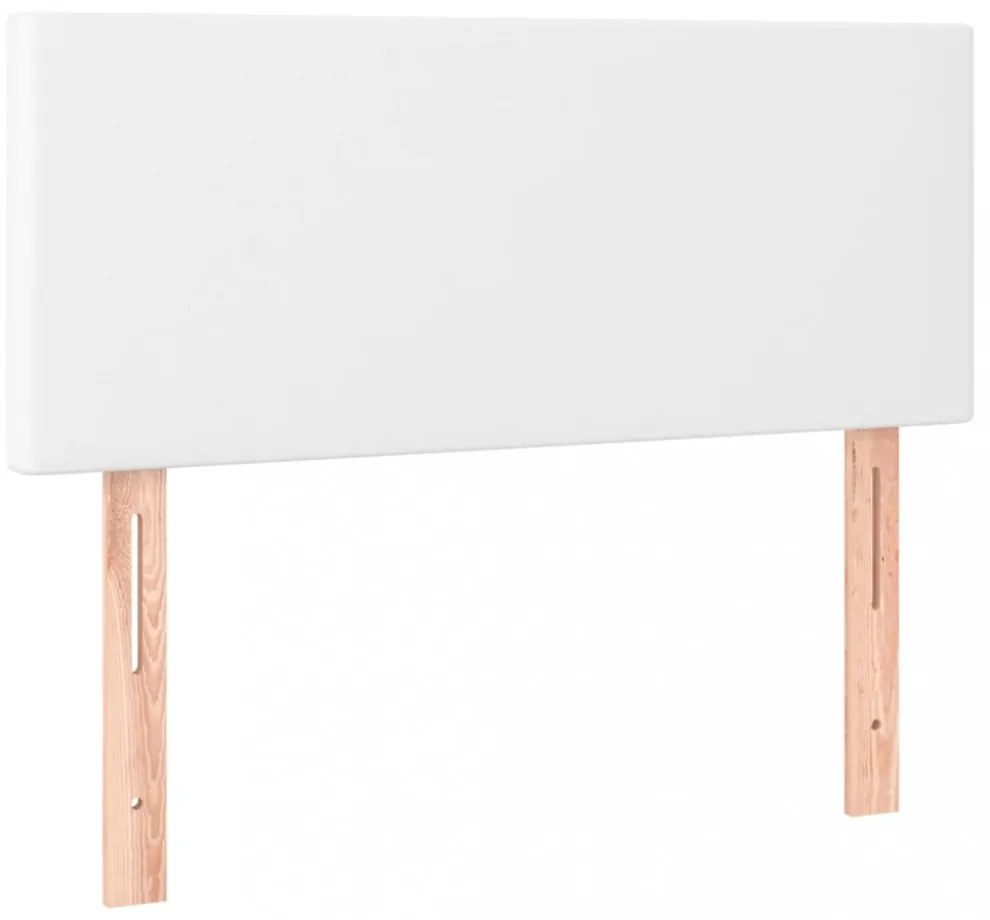 fehér műbőr LED-es fejtámla 100 x 5 x 78/88 cm