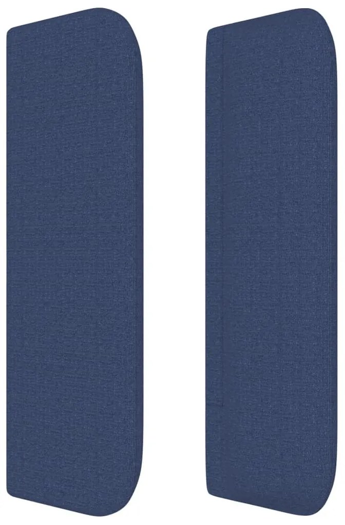 kék szövet fejtámla 203x16x78/88 cm