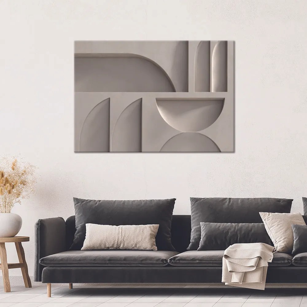 Gario Vászonkép Relief 3D absztrakció Méret: 120 x 80 cm