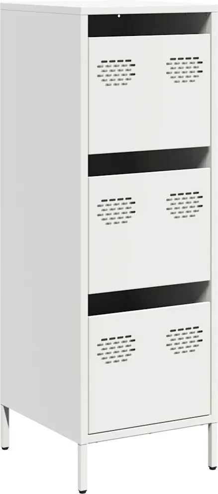 vidaXL fehér acél magasszekrény 39 x 35 x 103,5 cm