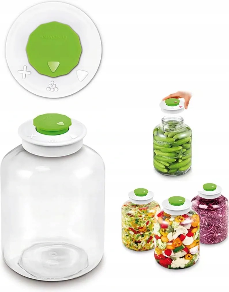 Edénykészlet Befőttes Üveg Savanyú Káposzta Uborka