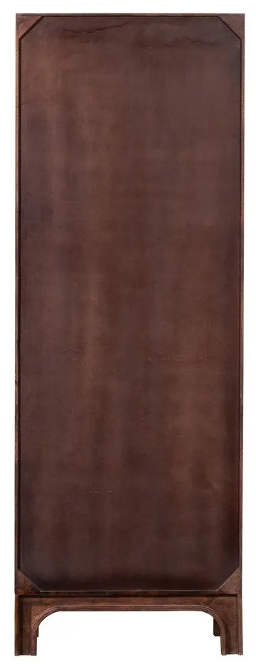 Sötétbarna mangófa szekrény 75x210x45 cm Staes – WOOOD