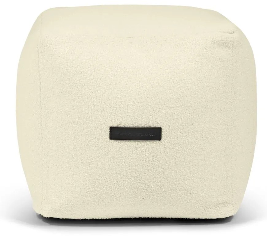 Világosszürke buklé babzsákfotel Up! MooG – SLOWDOWN