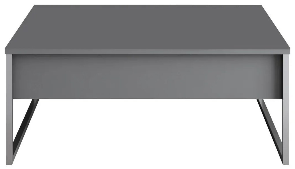 Dohányzóasztal Luxe - Anthracite, Silver