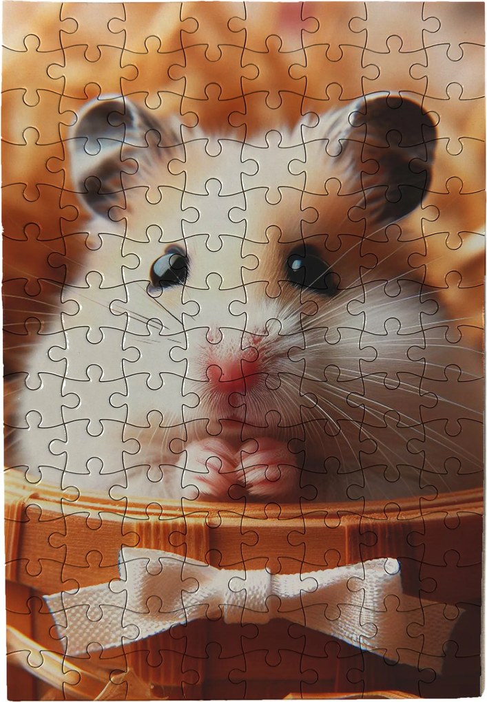 Hörcsög Puzzle Hörcsög 120 db-os 20x30 cm Kirakós