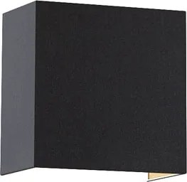 RENDL LOPE W 25/14 nástěnná Polycotton černá/měděná fólie 230V LED E27 15W