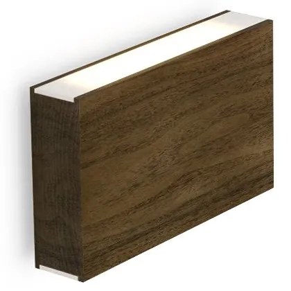 Fali lámpa LED120, beépített meghajtó, dimmer nélkül, több lehetőség - TUNTO Modell: 200 mm-es tölgy, feketére pácolt, direkt és indirekt fény