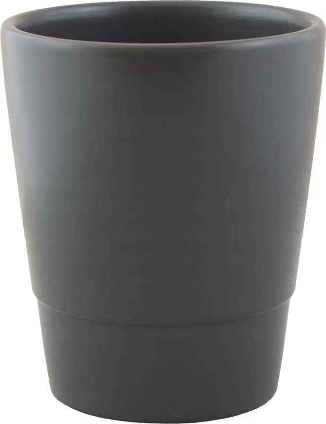 Szürke Virágtartó orchideákhoz Kerámia átm. 13cm