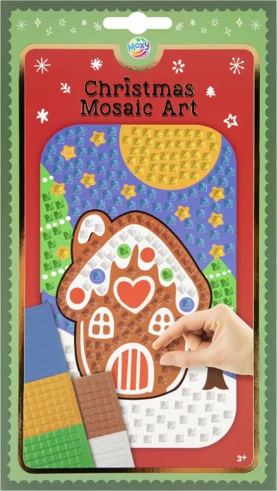 Karácsonyi Gingerbread House habszivacs mozaikos kreatív szett