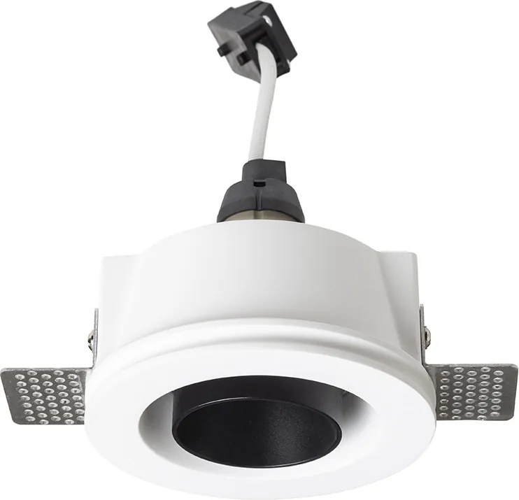 RENDL DAYTONA dönthető gipsz/fekete 230V LED GU10 8W
