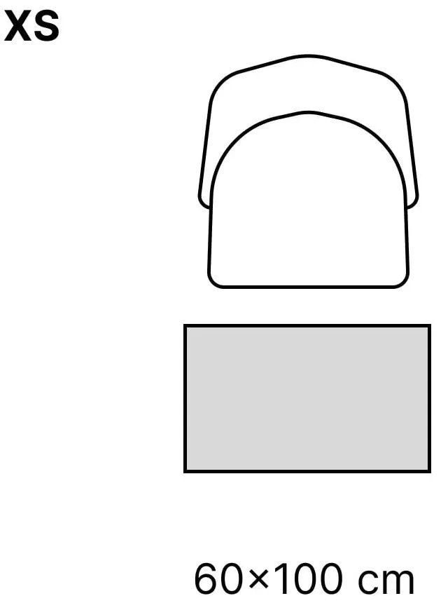 Szürke mosható szőnyeg 80x50 cm - Vitaus