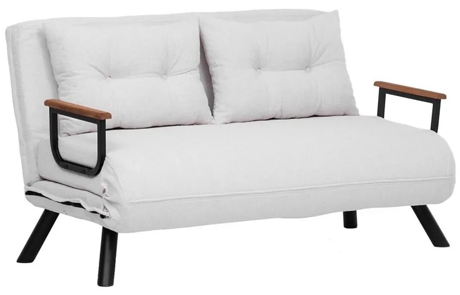 Kétüléses kihúzható kanapé QIRA fehér