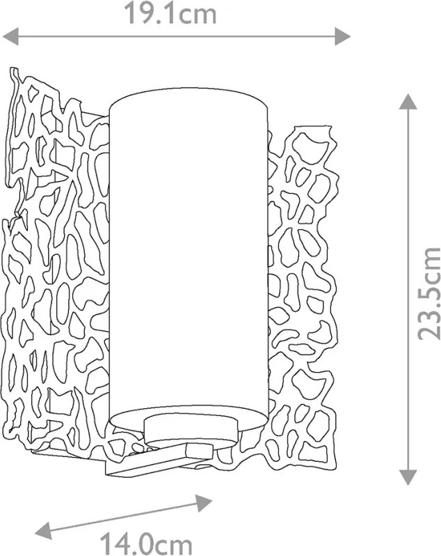Kichler SILVER CORAL KL-SILVER-CORAL1 Fali lámpa 1x60W/E27