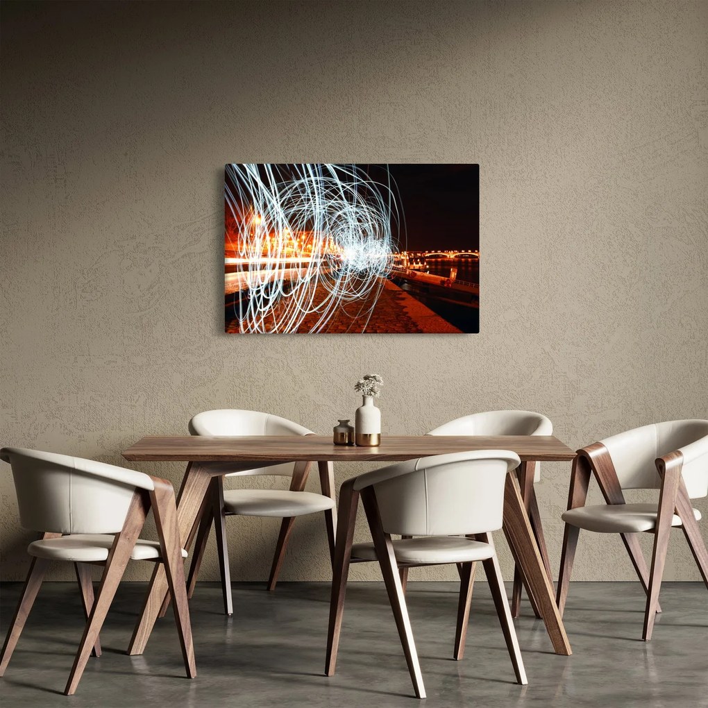 A fényhullámok képe (90x60 cm)