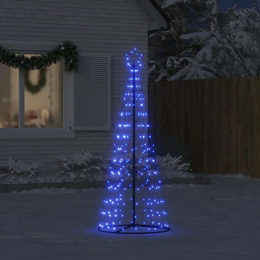 kék LED karácsonyfa 200 LED 182 cm