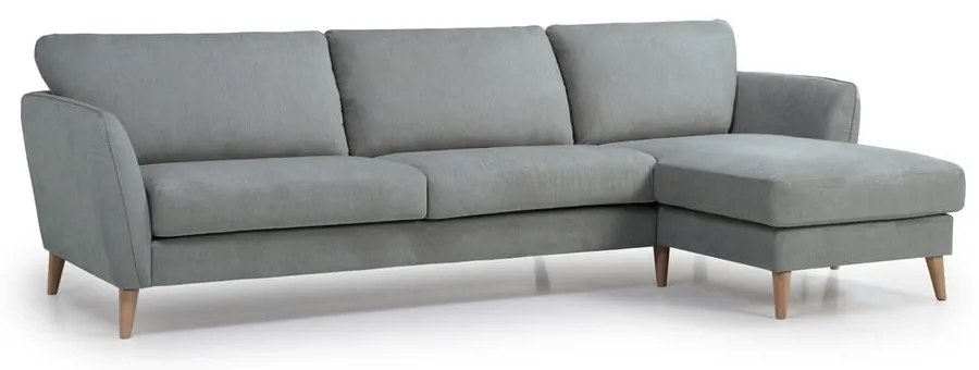Paris világosszürke sarokkanapé, jobb oldali - Scandic