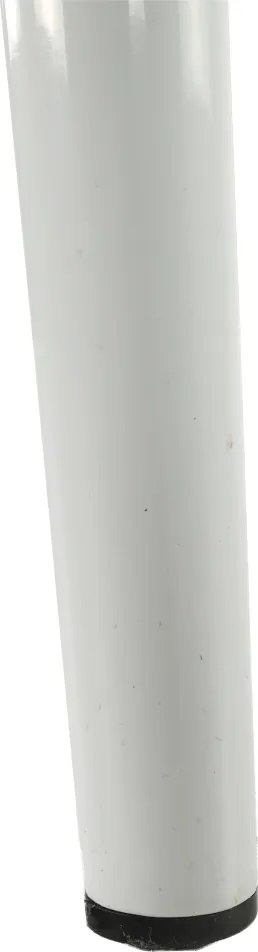 Étkezőszék, bézs szövet/fehér fém, COLETA NOVA