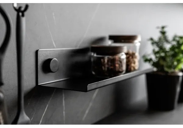 WENKO 71147800 - Polc JET 25x7,5 cm fekete