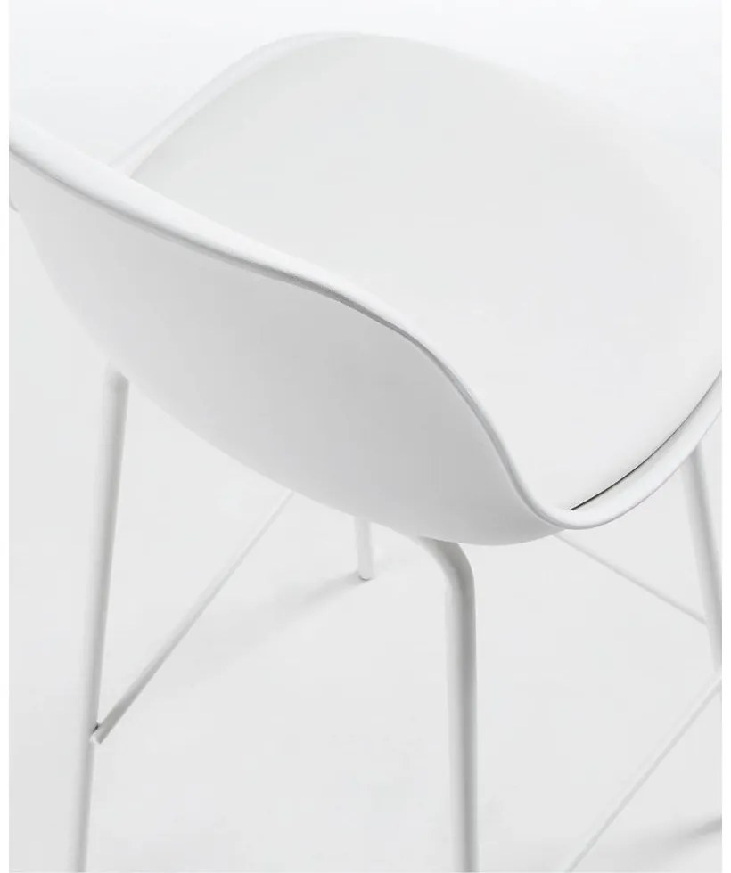 Fehér bárszék (ülésmagasság 65 cm) Brighter – Kave Home