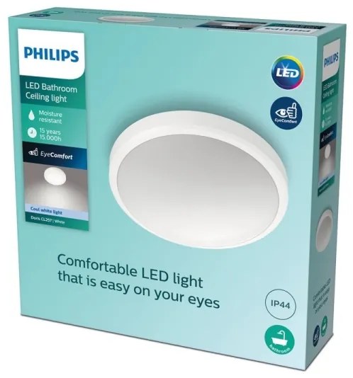 Philips - Fürdőszobai LED mennyezeti lámpa DORIS LED / 17W / 230V 4000K IP44