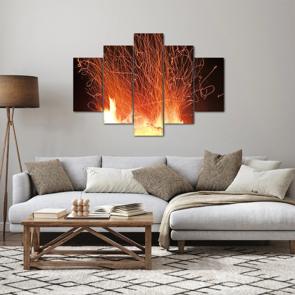 A tűz képe (150x105 cm)