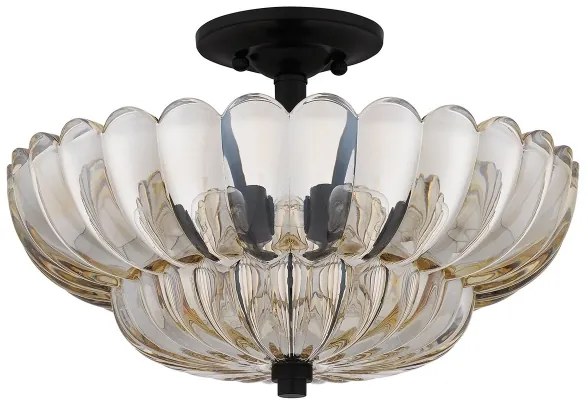 Quoizel QZ-WHITECAP-SF-M - Mennyezeti lámpa WHITECAP 4xE14/40W/230V átm. 39,5 cm