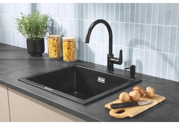 GROHE 1021652430 - CONTEMPORARY 500 ml fekete folyékony szappanadagoló