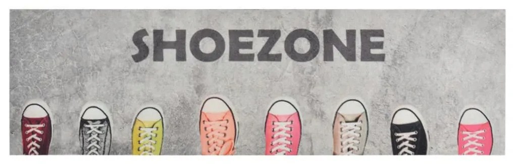 mosható shoezone feliratos bársony konyhaszőnyeg 60x180 cm