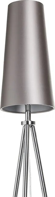 RENDL CONNY 15/30 asztali lámpaernyő Monaco galambszürke/ezüst PVC max. 23W