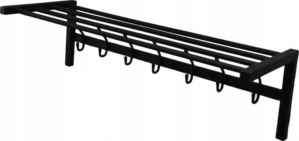 Ruhaakasztó 70 CM Előszobába Falra Akasztható 7 Akasztós Loft