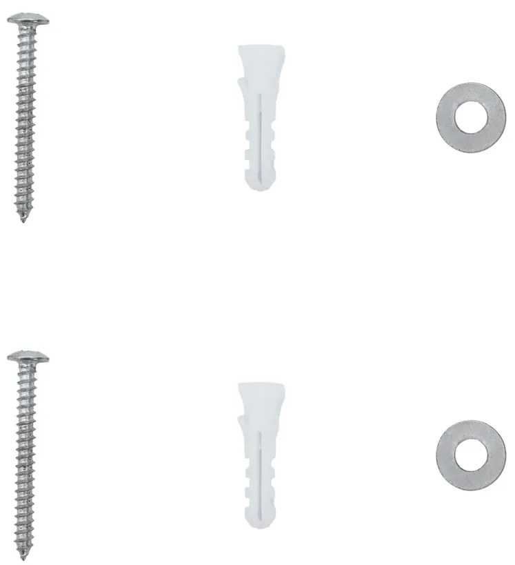 vidaXL Fali Postafiók Fekete 40.5 x 15.5 x 44 cm Öntött alumínium