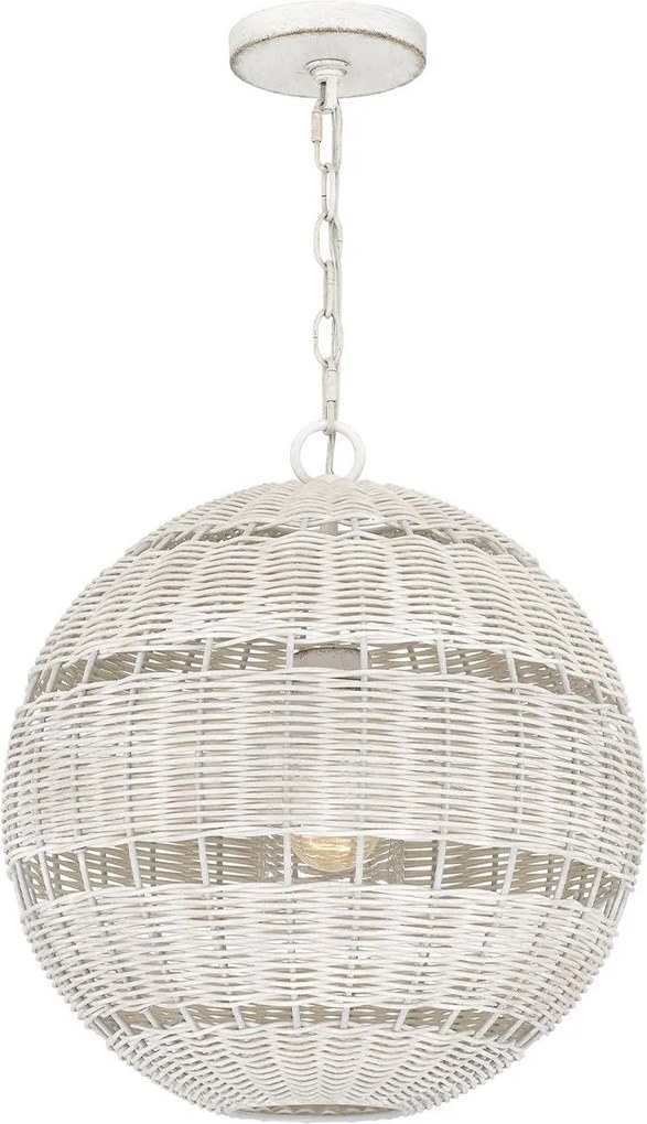 Quoizel boho kültéri függeszték lindendale fehér elsqz-lindendalepawh IP44