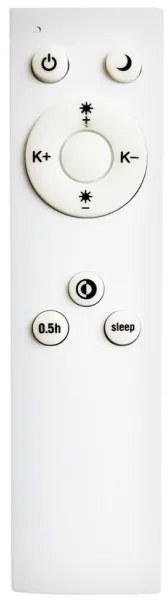 Top Light - LED dimmelhető mennyezeti lámpa LED/51W/230V + távirányító fekete/ba