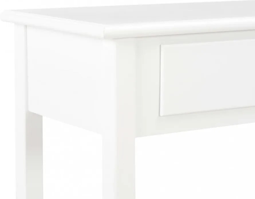 fehér MDF tálalószekrény 110 x 35 x 80 cm