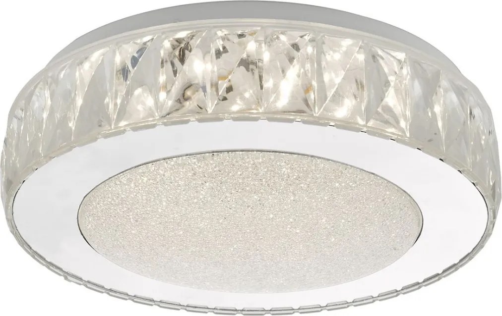 DAR LIGHTING AKE5208 AKELIA Kerek Mennyezeti Lámpa Átlátszó LED IP20