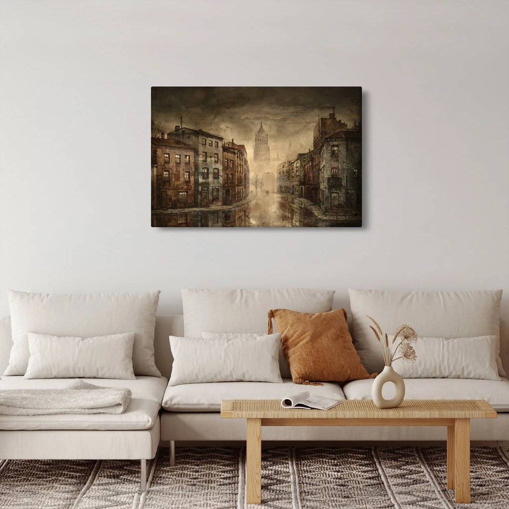 Kép - A város festése (90x60 cm)