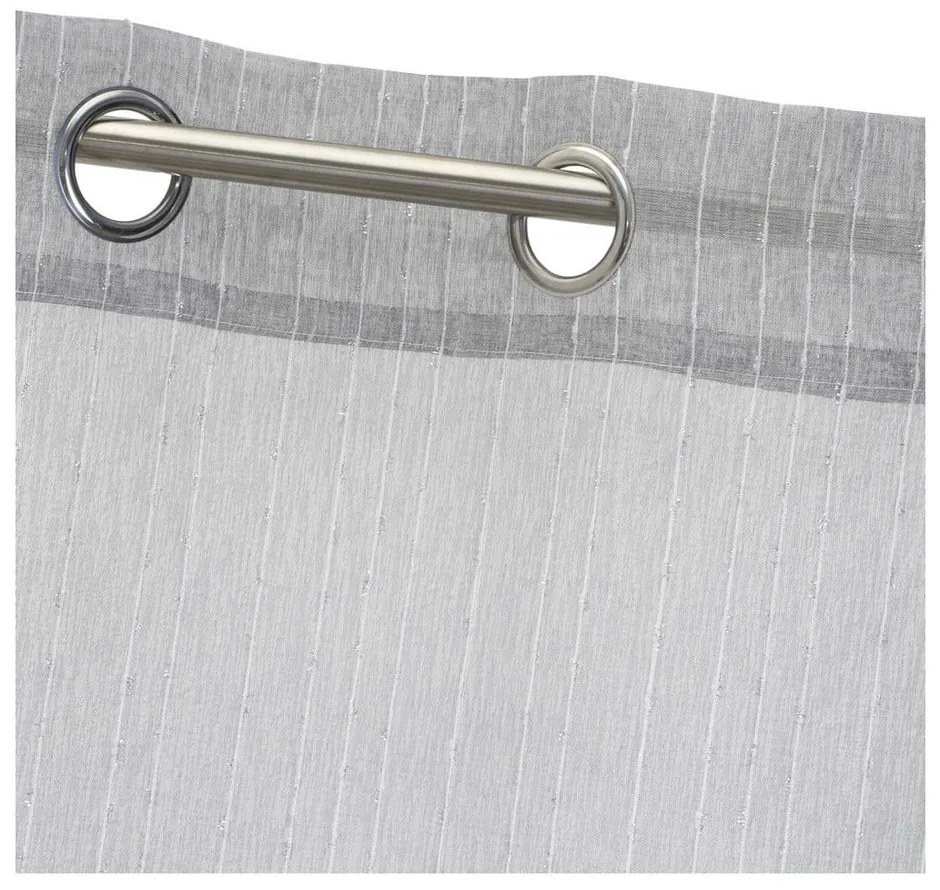 Szürke fényáteresztő függöny 140x260 cm Vertical Thread – Casa Selección