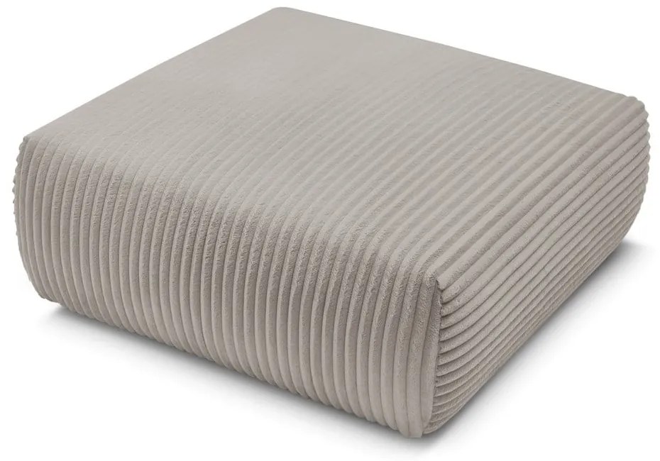 Világosszürkés bézs kordbársony lábtartó Lucien – Bobochic Paris