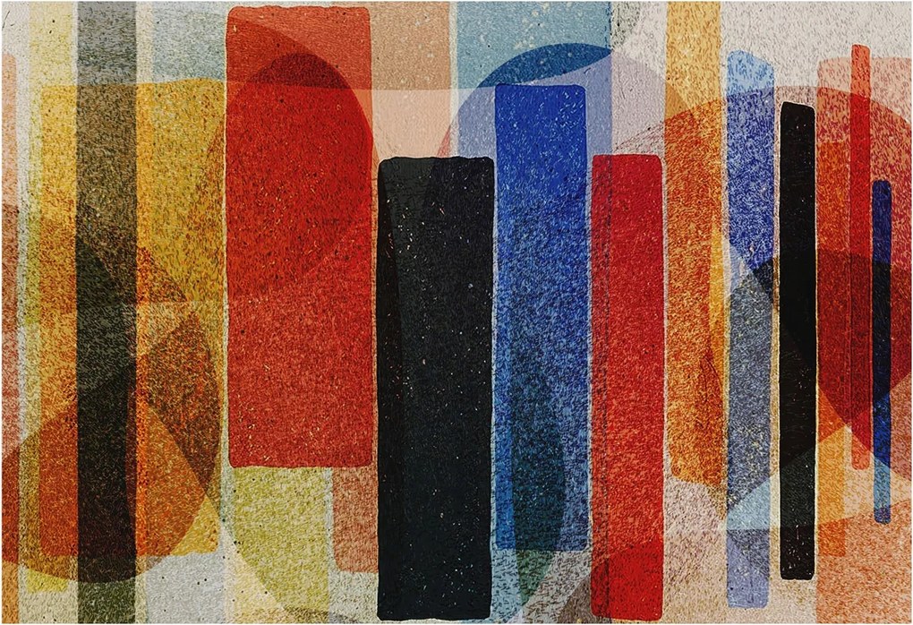 Fotótapéta Flizelina Dekoratív irodai geometrikus formák 152x104 Ragasztó