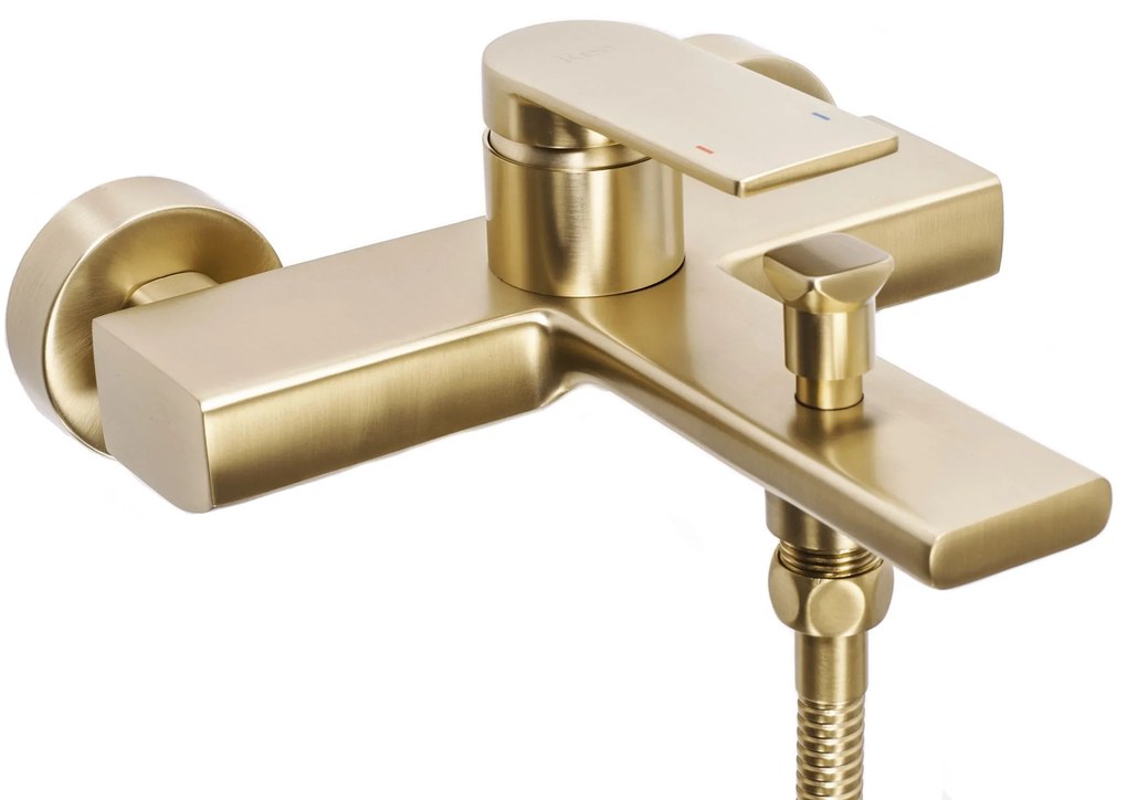 Fürdőkád csaptelep REA Verso Brush Gold