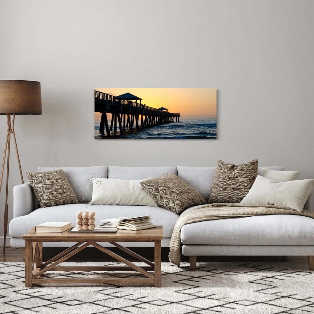 Tengerpart képe (120x50 cm)