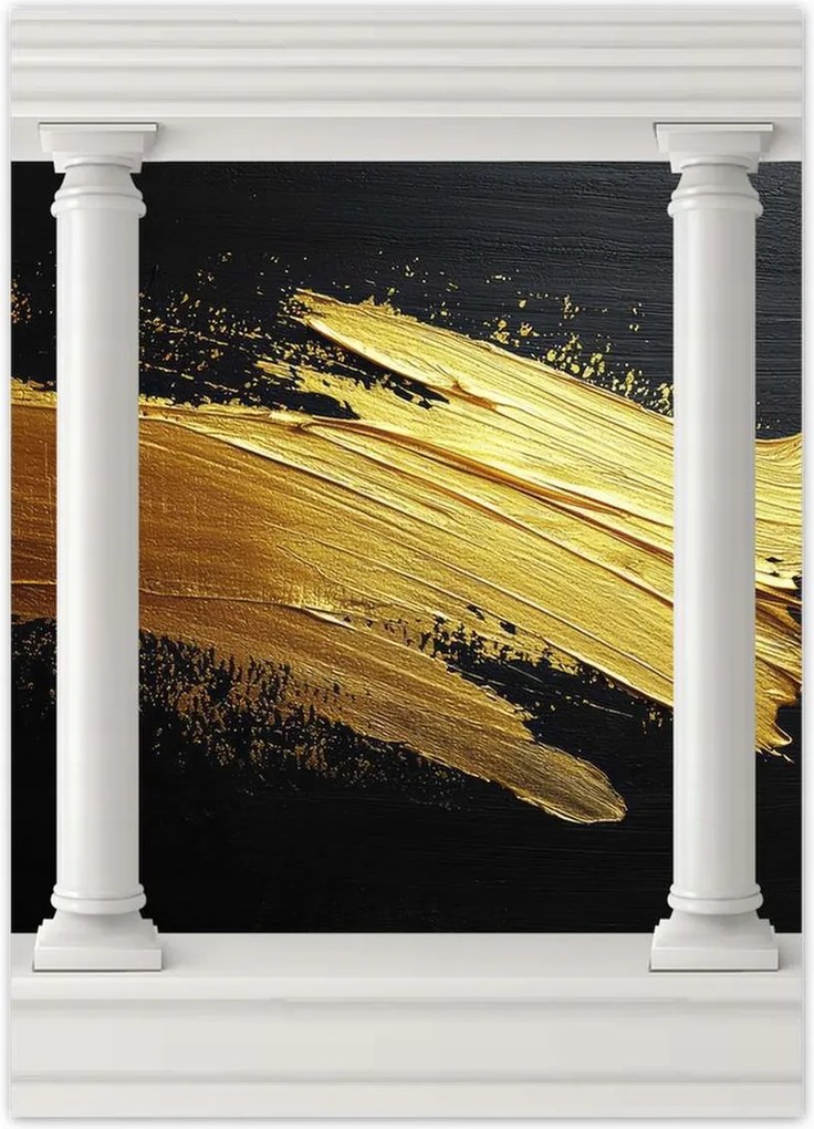 Poszterek 50x70 Arany csillogás ecsettel
