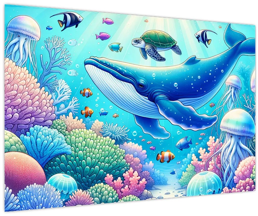 Kép – Víz alatti világ (90x60 cm)