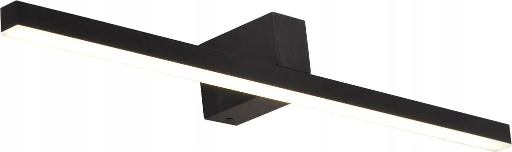 Futurisztikus fekete fém fali spotlámpa Nevada Led fürdőszobához