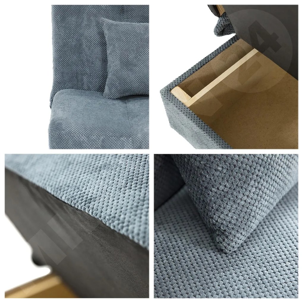 Kanapé Magnus (Magic Velvet 2202 + Magic Velvet 2202 + Magic Velvet 2250). 1059345